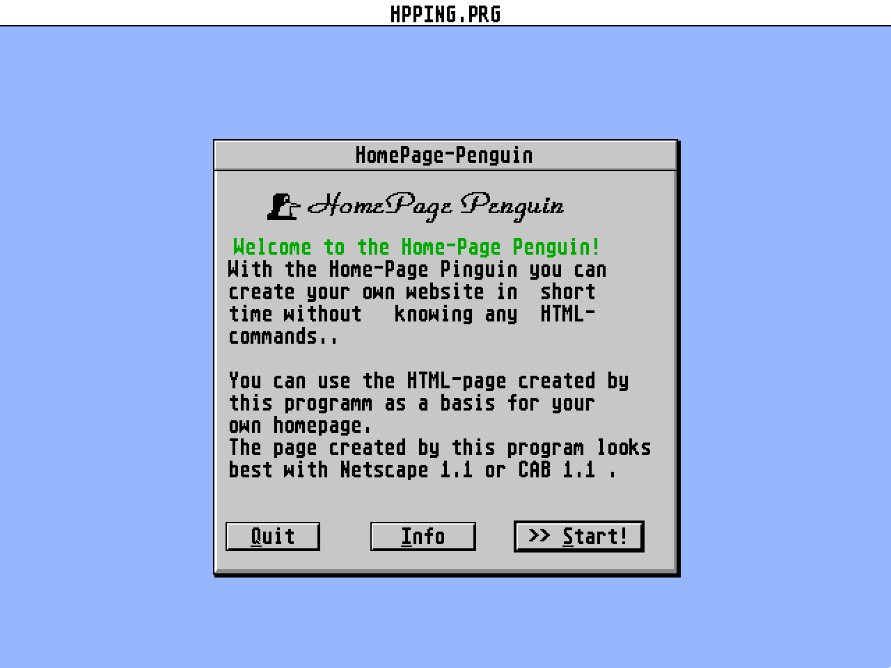 HomePage-Penguin — screenshot 1